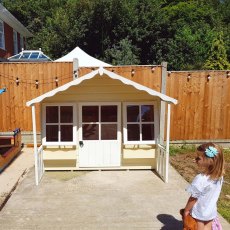 Shire Pixie Playhouse with little girl