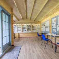 26 x 14 Shire Elveden Log Cabin - Used a visitor centre - Interior