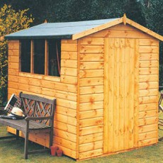 10x6 Shire Lewis Professional Shed - untreated