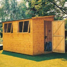 8 x 6 (2.39m x 1.79m) Shire Norfolk Professional Pent Shed