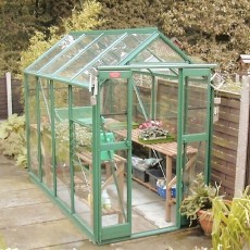 4'3' (1.30m) Wide Elite Compact Colour Greenhouse PACKAGE Range