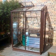4'4' (1.30m) Wide Elite Windsor Colour Lean To Greenhouse PACKAGE Range