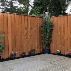 3ft High (915mm) Mercia Vertical Feather Edge Flat Top Fence Panels - Pressure Treated