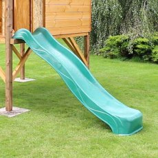 5x7 Mercia Poppy Tower Playhouse with Slide - close up of slide