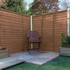 Waney Edge (Lap) Fencing - Pressure Treated