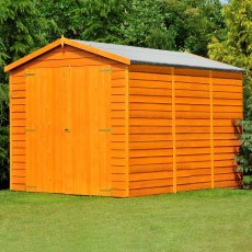 12 x 6 (3.59m x 1.83m) Shire Overlap Shed - Windowless
