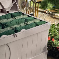 Suncast 5 x 3 (1.35 x 0.74m) Suncast Plastic Large Garden Storage Box with Seat