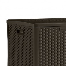 Suncast Suncast Rattan Style Deck Box Cube - 227  Litre Capacity