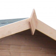 9 x 9  Shire Avesbury Log Cabin - Detail of finial