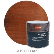 Protek Decking Stain 2.5 Litres - Rustic Oak