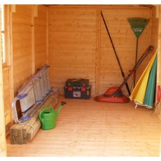 10 x 7 (2.97m x 2.05m) Shire Guernsey Pressure Treated Apex Shed