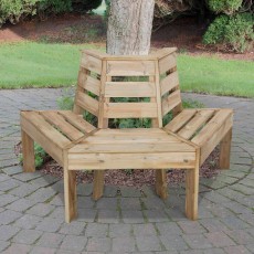 Forest Garden Forest Tree Seat - Pressure Treated