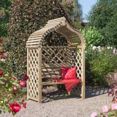 Rowlinson Jaipur Garden Arbour- insitu and angled