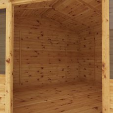 4m x4m Mercia Corner Log Cabin (28mm to 44mm Logs) - Door Framing