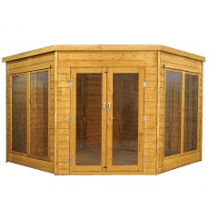 9x9 Mercia Corner  Premium Summerhouse details of doors