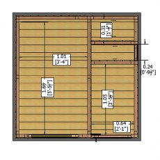 Shire 6 x 6 (1.79m x 1.79m) Shire Tongue and Groove Multi Store