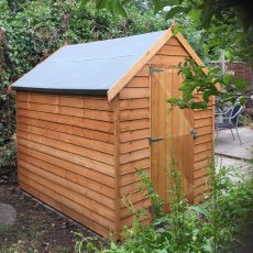 8 x 6 (2.44m x 1.86m) Shire Value Overlap Windowless Shed with Single Door