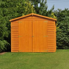 15 x 10 (4.52m x 2.99m) Shire Overlap Workshop Shed with Double Doors