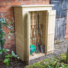 3 x 2 (0.99m x 0.48m) Forest Shiplap Pent Tall Garden Store - Pressure Treated