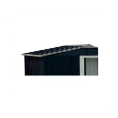 Sapphire 5 x 4 (1.52m x 1.12m) Sapphire Apex Metal Shed in Anthracite Grey