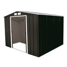 Sapphire 8 x 8 (2.52m x 2.32m) Sapphire Apex Metal Shed in Anthracite Grey