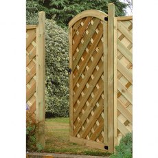 6ft High Forest Dome Gate - Pressure Treated