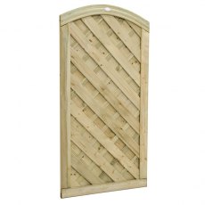 6ft High Forest Dome Gate - Isolated three quarter view