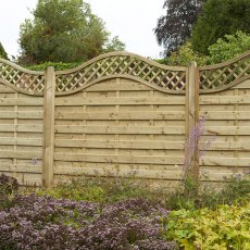 5ft High (1500mm) Forest Europa Prague Fence Panels - Pressure Treated