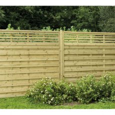 6ft High (1800mm) Forest Europa Kyoto Fence Panels - Pressure Treated