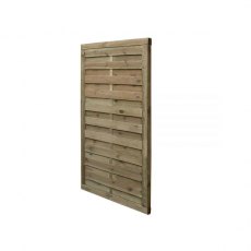 6ft High Forest Europa Plain Gate - Isolated angled view