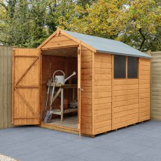 8 x 6 (2.36m x 1.78m) Forest Shiplap Shed - Double Doors