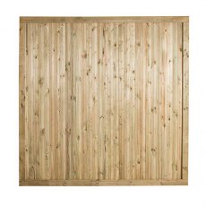 6ft High (1800mm) Forest Decibel Noise Reduction Fence Panel - Pressure Treated