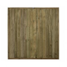 6ft High (1830mm) Forest Vertical Tongue and Groove Fence Panel - Pressure Treated
