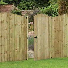 6ft High (1800mm) Forest Heavy Duty Tongue and Groove Gate - Pressure Treated