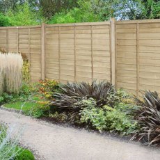 6ft Forest Pressure Treated Superlap Fence Panel
