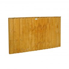 3ft High Forest Featheredge Fence Panel - Angled view