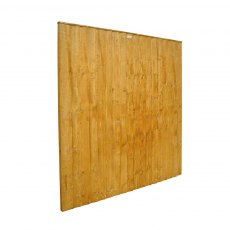 6ft High (1850mm) Forest Featheredge Fence Panel - Angled
