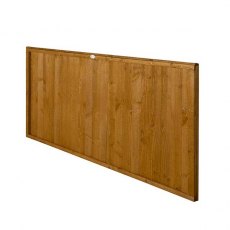 3ft High Forest Closeboard Fence Panel - Angled view