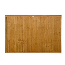 4ft High Forest Closeboard Fence Panel - Isolated view
