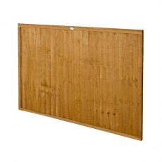 4ft High Forest Closeboard Fence Panel - Angled view