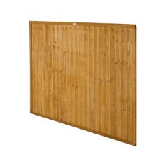 5ft High Forest Closeboard Fence Panel - Angled view