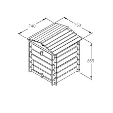Forest Beehive Composter Dimensions