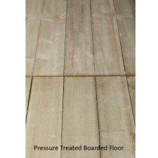 7x7 Forest Overlap Corner Shed - 16mm pressured treated boarded floor