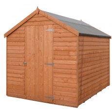 8 x 6 (2.44m x 1.86m) Shire Value Pressure Treated Overlap Shed - Windowless