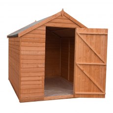 7 x 5 Shire Value Overlap Pressure Treated Shed - Windowless - Door open