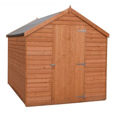 7 x 5 Shire Value Overlap Pressure Treated Shed - Windowless - Door closed