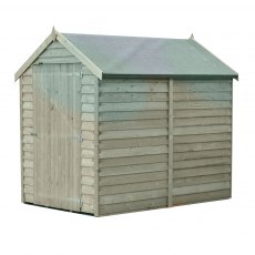 6 x 4 (1.83m x 1.16m) Shire Value Pressure Treated Overlap Shed - Windowless