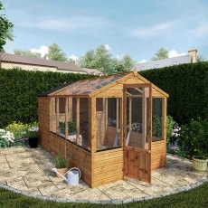 12 x 6 (3.56m x 1.97m) Mercia Greenhouse and Shed Combi