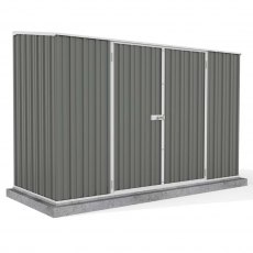 10 x 5 (3.00m x 1.52m) Mercia Absco Space Saver Pent Metal Shed in Grey