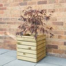 Forest Linear Planter - Square - Pressure Treated - 1ft 3in